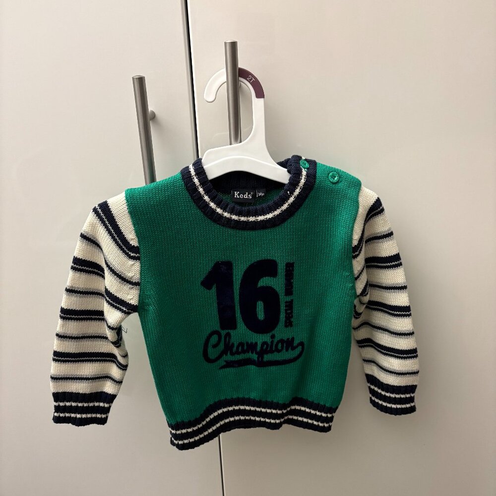 Keds 24 Months 18 champion Sweater "16! Champion" Graphic